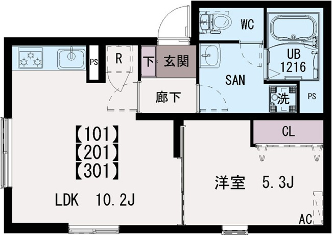 【間取り】 | 清水Ⅱ