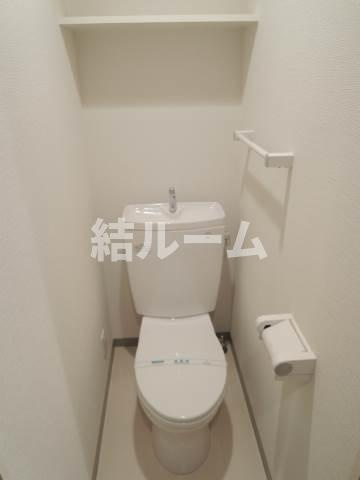 板橋区中板橋の賃貸マンションのトイレ