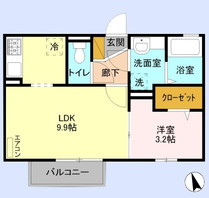 ロンサールの間取り
