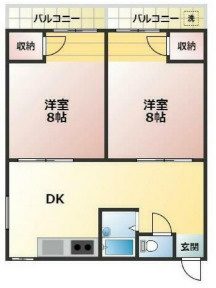 押部谷第二ビルの間取り