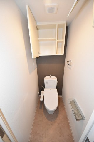 パークフラッツ安堂寺町のトイレ|現状有姿
