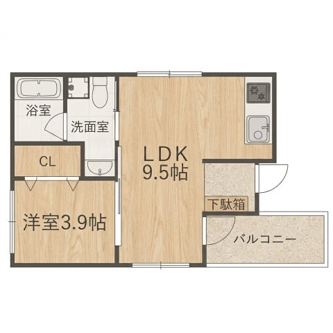 Ｆｍａｉｓｏｎ住之江の間取り