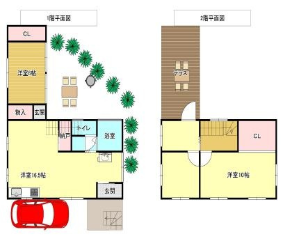貸家　神戸市長田区長田天神町の間取り