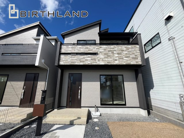 新築戸建・新築建売　郡山市小原田三丁目　小原田小・小原田中の外観|2026年9月中旬完成予定です！同社完成物件ご内覧可能です♪