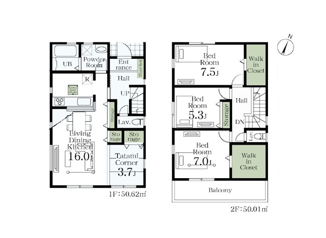 【土地図】 | 志木市中宗岡1丁目　建築条件無売地　全26区画　(丸井志木店) | 9号地