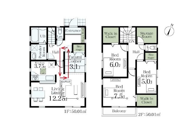 【土地図】 | 志木市中宗岡1丁目　建築条件無売地　全26区画　(丸井志木店) | 11号地