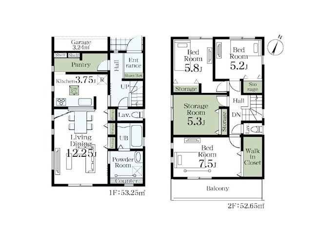 【土地図】 | 志木市中宗岡1丁目　建築条件無売地　全26区画　(丸井志木店) | 12号地