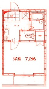 茅ヶ崎市浜竹１丁目のアパートの間取り