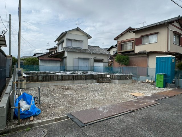 Adoble+ーアドブル＋小倉南区東貫2丁目1期　【小倉南区　新築戸建て】の外観|現地撮影　2,026，6，6　Adoble+ーアドブル＋小倉南区東貫2丁目1期　【小倉南区　新築戸建て】