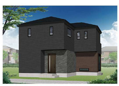 【外観パース】 | 座間市入谷東3丁目　新築戸建て　全１棟【仲介手数料無料】 | 海老名市を中心に地域密着で営業♪不動産のことなら「大樹不動産」へ