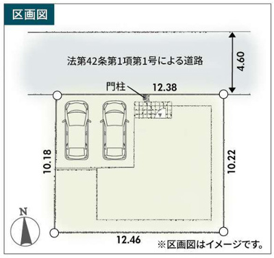 【区画図】 | 座間市入谷東3丁目　新築戸建て　全１棟【仲介手数料無料】 | 【仲介手数料無料でご紹介可能です】大樹不動産
