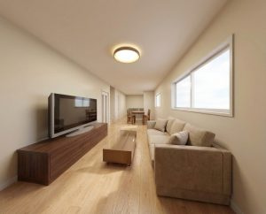 草津市草津町3期1号地　新築戸建の完成予想図|※イメージパースです。