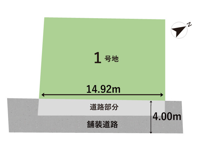 草津市草津4丁目1期　新築戸建の区画図