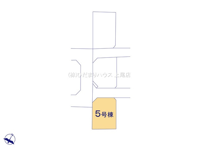 北本市東間7丁目　新築戸建　ブルーミング05の区画図