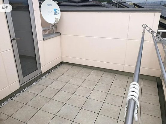 岩出市西安上のバルコニー