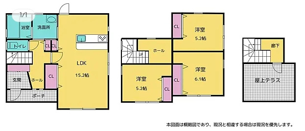 岩出市西安上の間取り