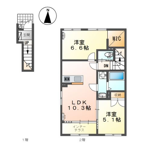 岐阜市芋島Ｆ様新築アパートＡ棟