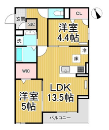 Cocooniaの間取り