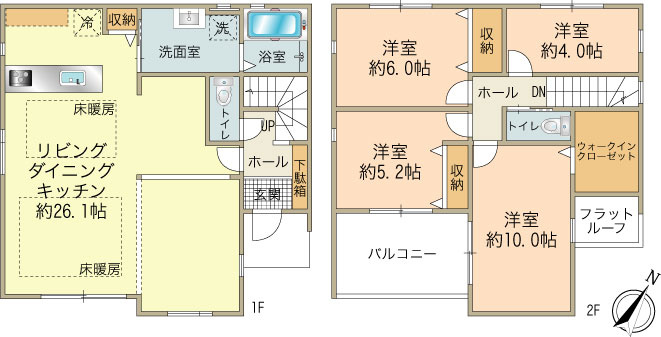 南大沢駅から徒歩17分、専有面積：163.17㎡、間取り：4LDK