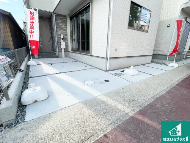 ■伊丹市荻野　第3期　新築一戸建ての駐車場|駐車スペース！散水栓があるので、こまめに愛車を洗えます！