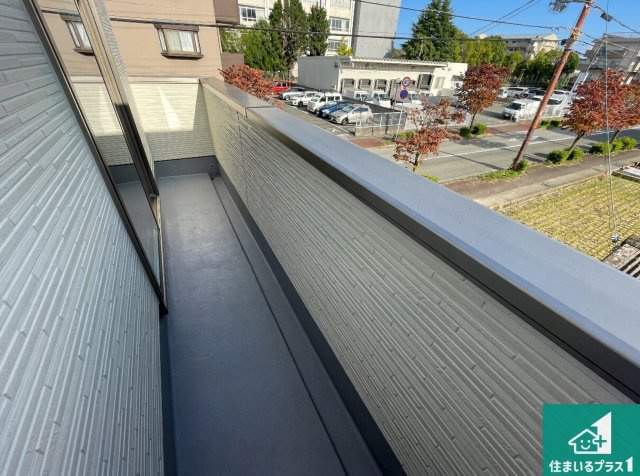 ■伊丹市荻野　第3期　新築一戸建てのバルコニー|日当たりのよいバルコニー！お部屋が開放的に！