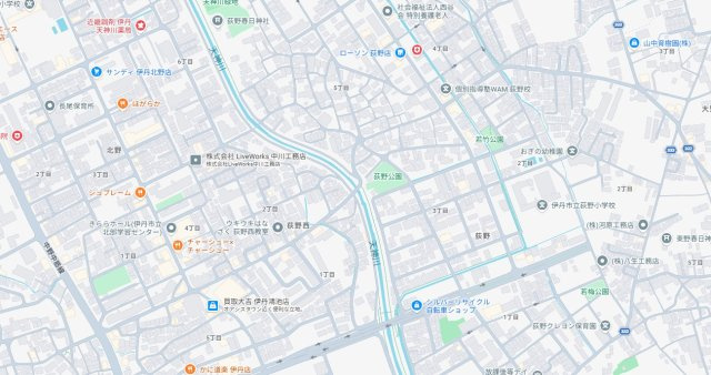 伊丹市荻野　第3期　新築一戸建ての地図