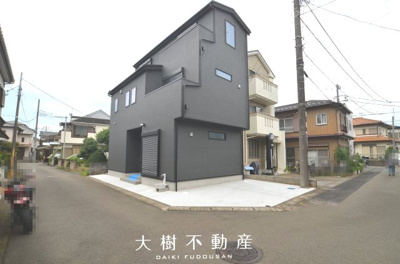【前面道路含む現地写真】 | 綾瀬市蓼川1丁目　新築戸建て　全１棟【仲介手数料無料】
