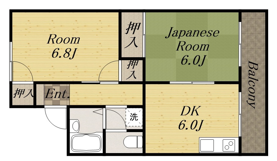 メゾンド・ソレイユの間取り