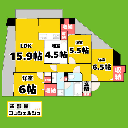 ベレーサ鶴舞公園の間取り