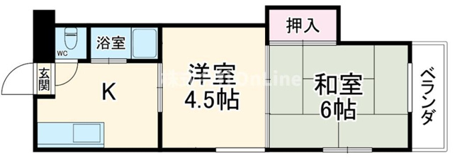 【間取り】 | ハイネスト八戸ノ里