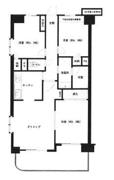 ライオンズマンション寒川第２の間取り