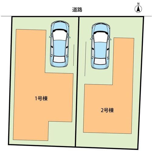 【区画図】 | ☆東大阪市鴻池町1丁目新築一戸建て