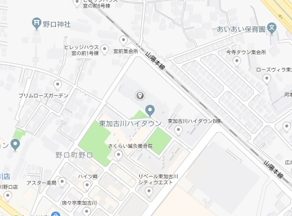 藤和東加古川ハイタウンＡ棟　12階の地図