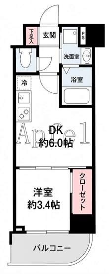 【間取り】 | セレニテ谷町四丁目アリエ