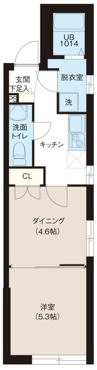 レピュア池袋本町レジデンスWESTの間取り