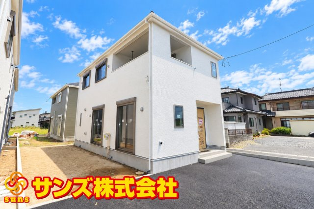 郡山市横塚6丁目　　　１号棟　　芳賀小学校、郡山第４中学区の外観|南東側から見た外観