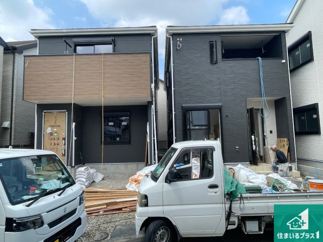 八尾市福万寺町　第8期　新築一戸建ての外観|現在建築中！落ち着いた街並みで新生活を始めることが出来そう！周辺の物件も併せてご紹介させて頂きます！
