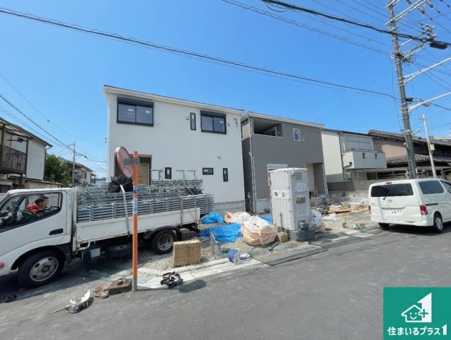 八尾市福万寺町　第8期　新築一戸建ての外観|現在の進捗状況です！順調に作業進行中、完成が待ち遠しいです！詳細の間取り等、お気軽にお問い合わせください！