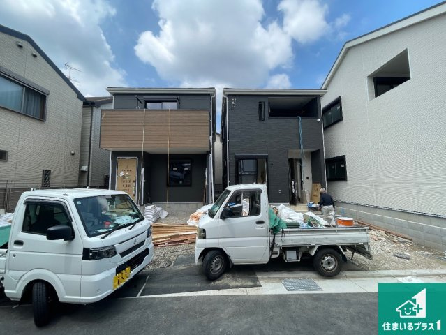 八尾市福万寺町　第8期　新築一戸建ての外観|現在建築中！落ち着いた街並みで新生活を始めることが出来そう！周辺の物件も併せてご紹介させて頂きます！
