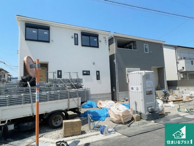 八尾市福万寺町　第8期　新築一戸建ての外観|現在の進捗状況です！順調に作業進行中、完成が待ち遠しいです！詳細の間取り等、お気軽にお問い合わせください！