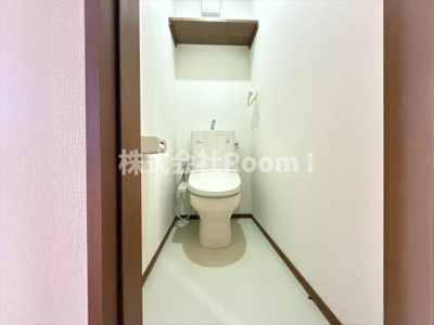 【トイレ】 | メゾン共立通 | 落ち着いた色調のトイレです