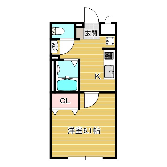モダンクラウド加古川の間取り