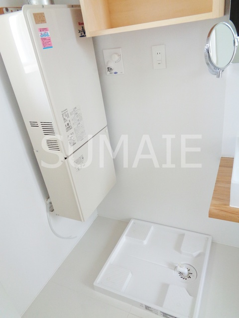北区田端４丁目の賃貸マンションの設備|洗濯機置き場です！