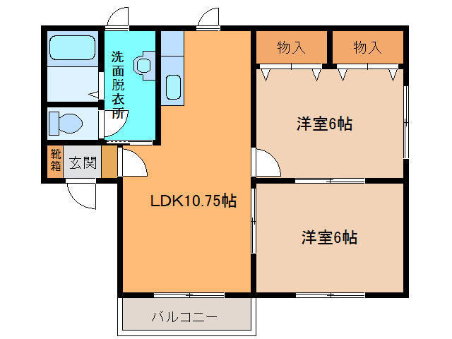 ロゼット暁の間取り
