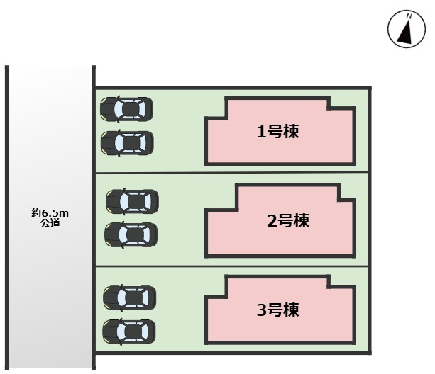 KEIAI GRACE中川区助光1期｜名古屋市の戸建ならホームアップの区画図