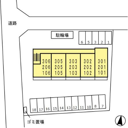 ヴィサージュの区画図
