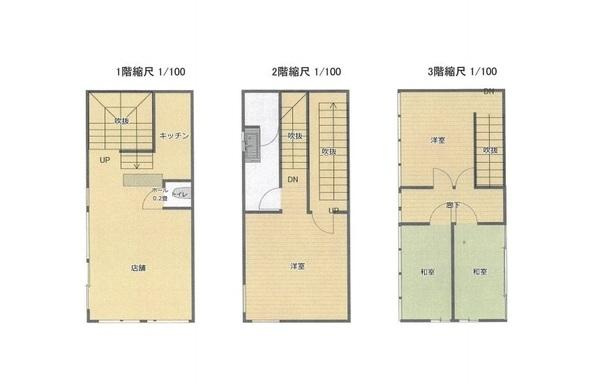 売店舗の間取り