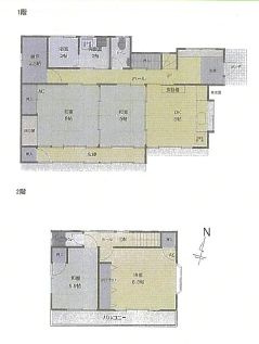 小田原市城山1丁目　中古一戸建ての間取り|間取図