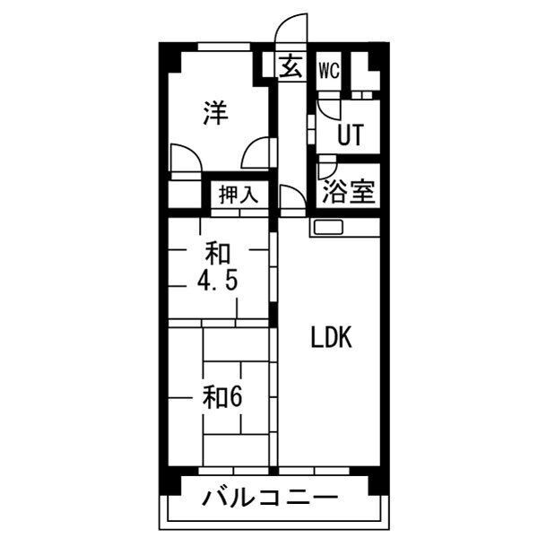 サクセス大喜の間取り