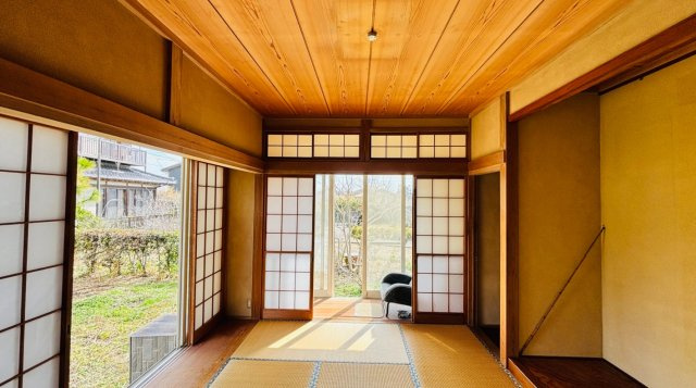 匝瑳市長谷　中古戸建の和室|敷地約291坪ドックランが可能です 駐車3台可 ７SLDK暖炉付 リビング吹抜 　海岸まで車約4分 